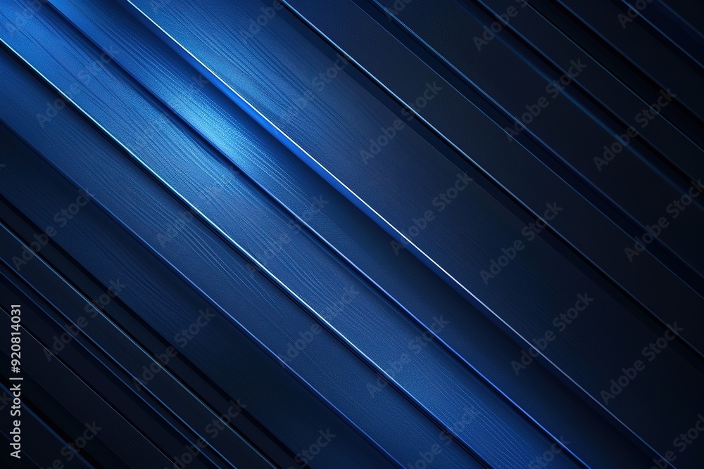 Obraz premium Abstract dark blue diagonal stripes background.