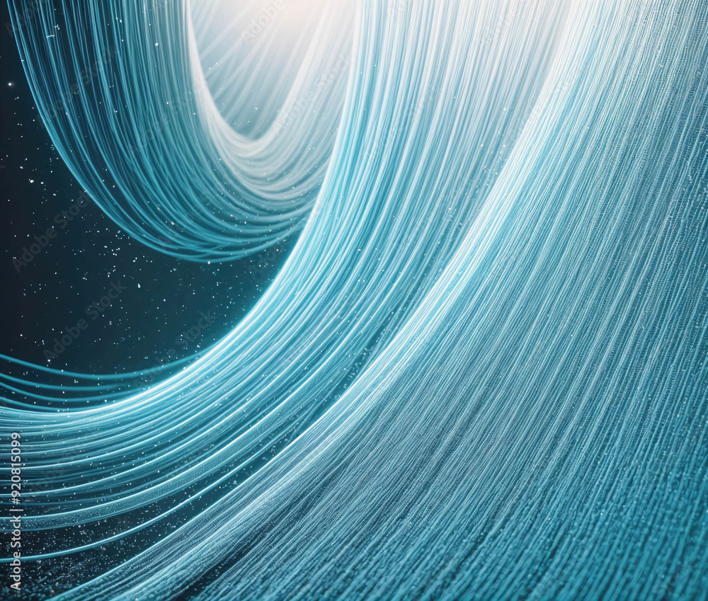 A blue wave with a white background A blue wave with a white background