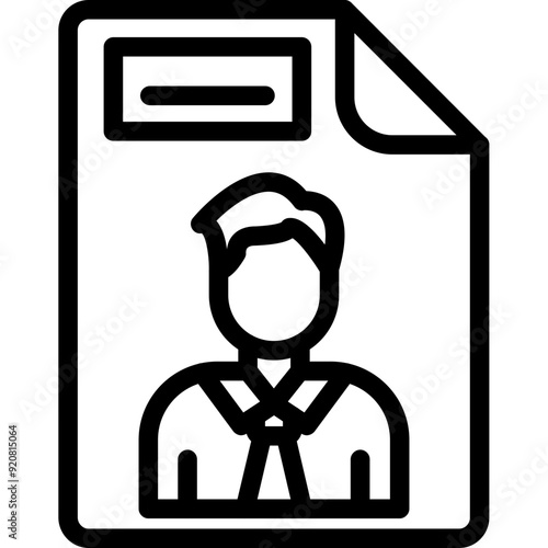 Biography Icon