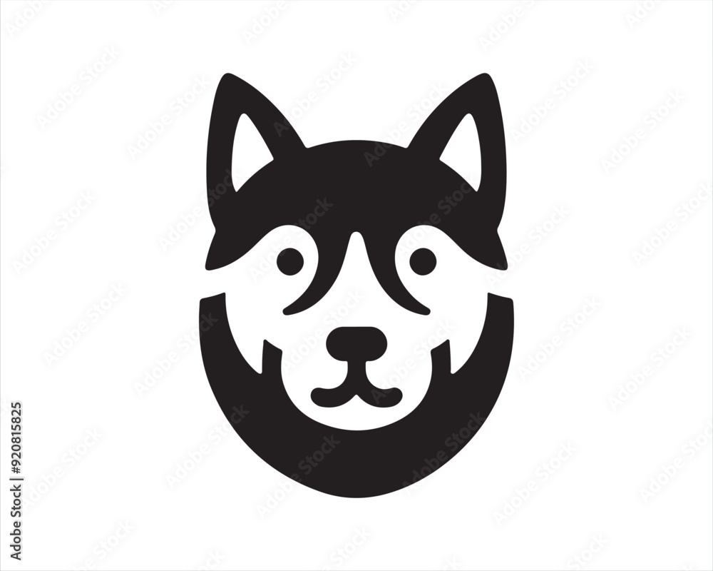 Dog head icon. Silhouette simple. Flat style. Cartoon dog face. Logo design template. Vector illustration Animal Logotype concept.
Dog head icon. Silhouette simple. Flat style. Cartoon dog face. Logo design template. Vector illustration Animal Logotype concept.