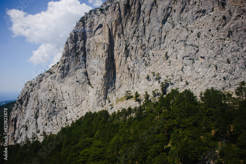 formation in the mountains