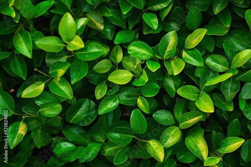 Wallpaper Mural Lush Green Leaves Create a Vibrant Pattern of Light and Shade in a Natural Setting Torontodigital.ca