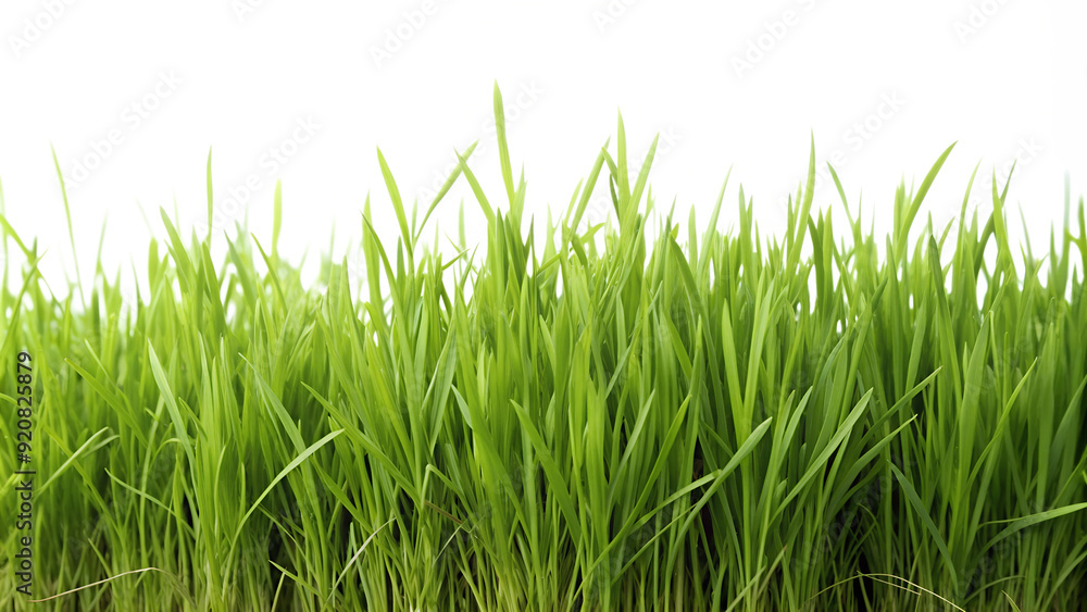 Green grass on isolated background Green grass on isolated background