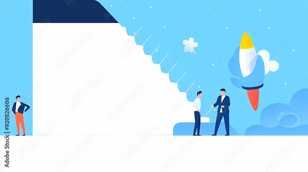 starting a new business project startup innovation vector image,Leave space for entering text. starting a new business project startup innovation vector image,Leave space for entering text.