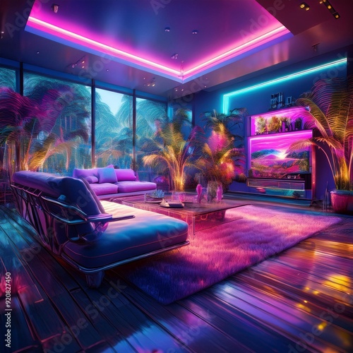 Modern luxury house interior architecture