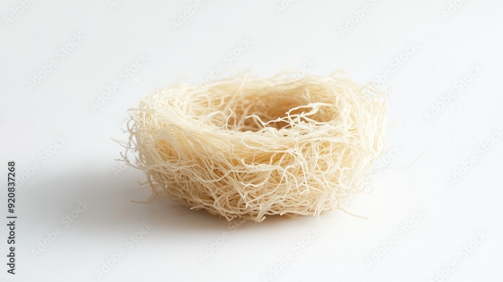 Fresh swallow's nest, a rare and valuable delicacy, presented on a simple white background, highlighting its health benefits and culinary significance. Fresh swallow's nest, a rare and valuable delicacy, presented on a simple white background, highlighting its health benefits and culinary significance.