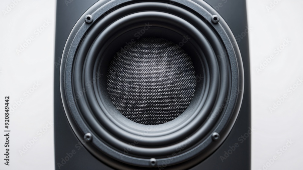 audio speaker on a white background isolated audio speaker on a white background isolated