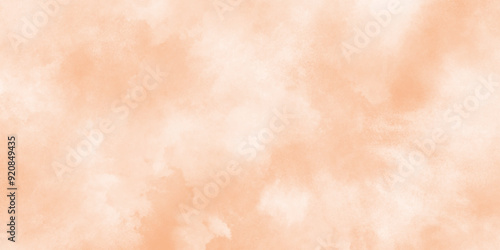 abstract Soft orange watercolor background for your design, abstract modern Light colored Antique distressed vintage grunge texture with scratches, grunge and smooth Old stained paper background, 