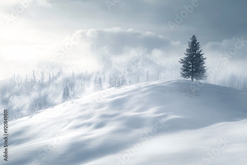 Wallpaper Mural Enchanted Winter Wonderland at Twilight Torontodigital.ca