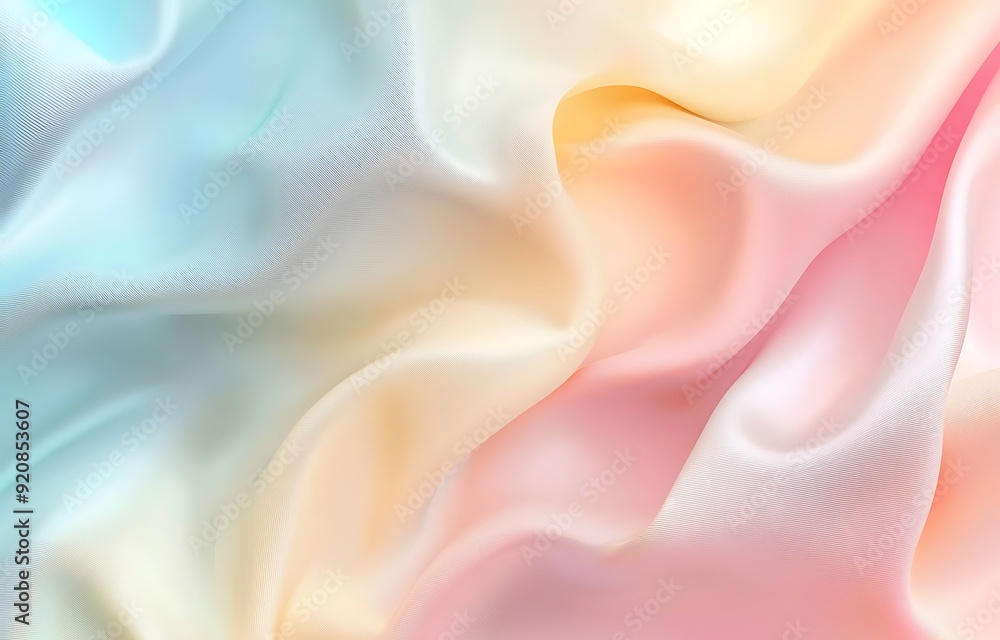 Abstract colorful background with soft, flowing, and wavy fabric. Abstract colorful background with soft, flowing, and wavy fabric.