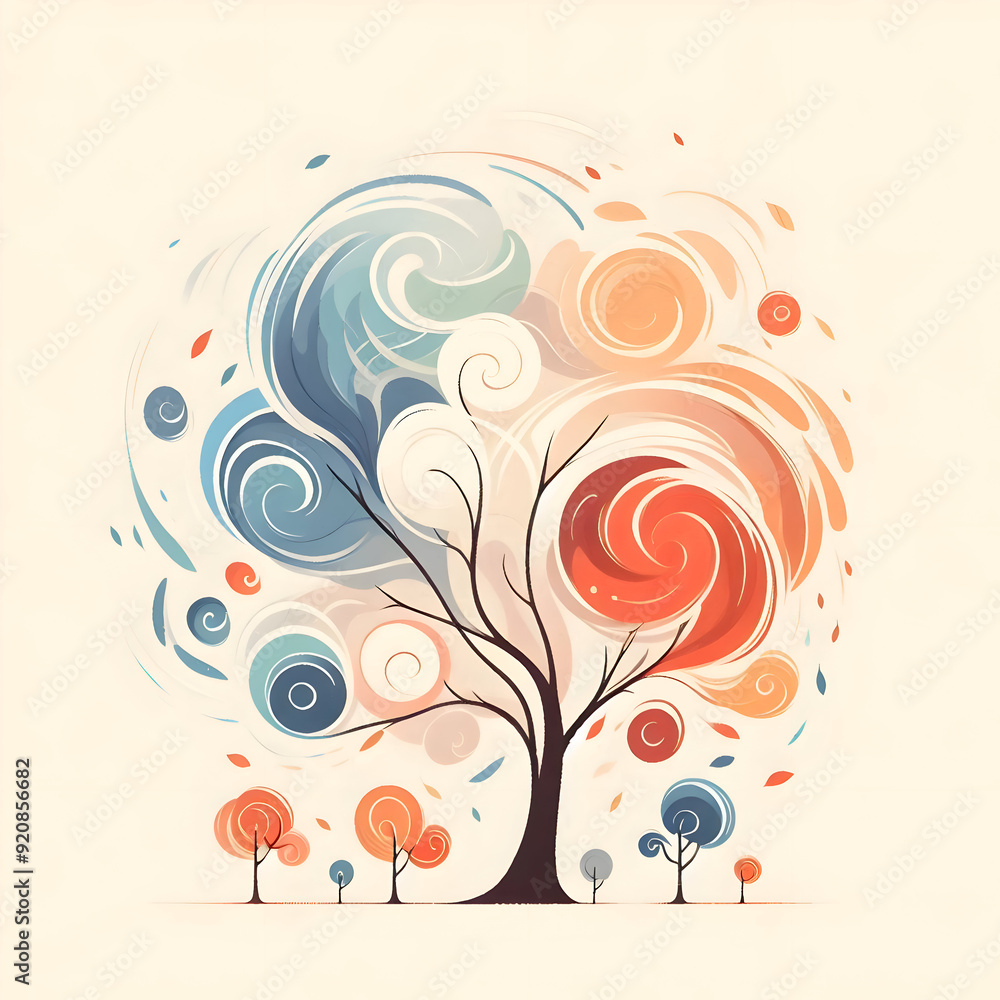 abstract floral background