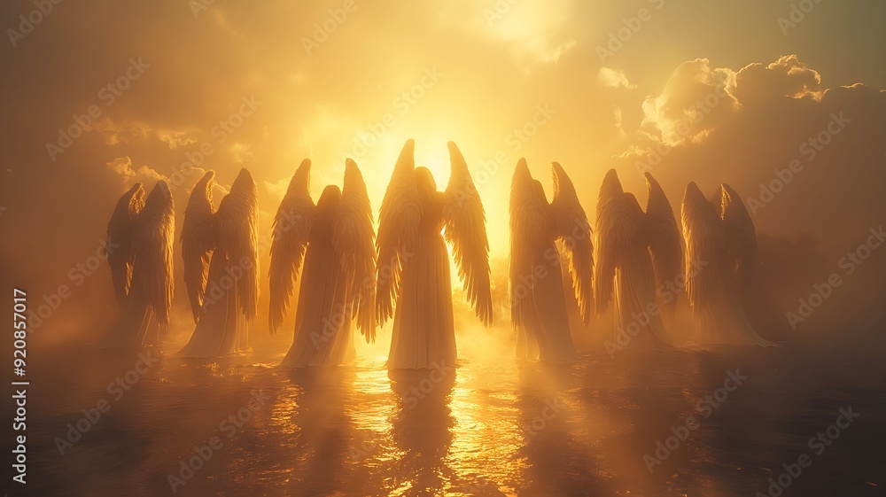 Seven Angels Stand Before God and They Are Given Seven Trumpets, Prophecy from the Book of Revelation Seven Angels Stand Before God and They Are Given Seven Trumpets, Prophecy from the Book of Revelation