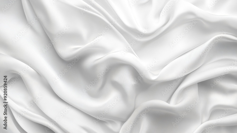 Fabric with Luxurious pattern and large folds Fabric with Luxurious pattern and large folds