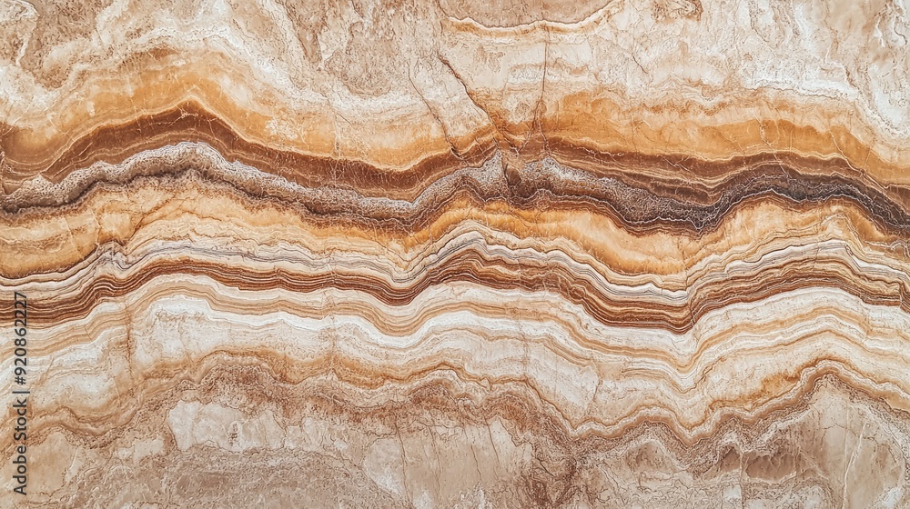 Naklejka premium Close-up of wood sand background brown stone wallpaper marble onyx beige