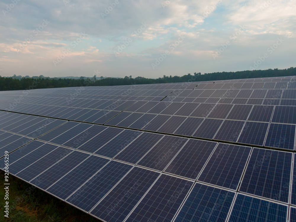 Morning Drone Images of a Large Renewable Solar Farm in Louisburg North Carolina Using Technology and Science for Green Energy & Lowering Carbon Footprints. Morning Drone Images of a Large Renewable Solar Farm in Louisburg North Carolina Using Technology and Science for Green Energy & Lowering Carbon Footprints.