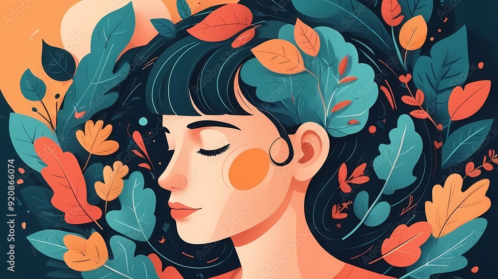 portrait of a woman, world mental health day portrait of a woman, world mental health day