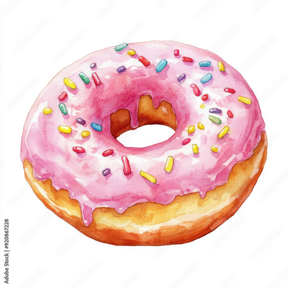 donut with sprinkles donut with sprinkles