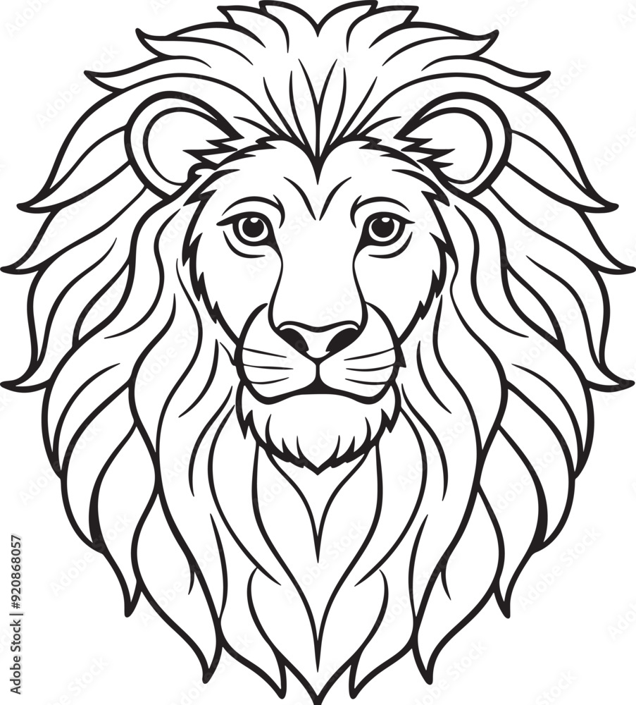 lion head vector lion head vector