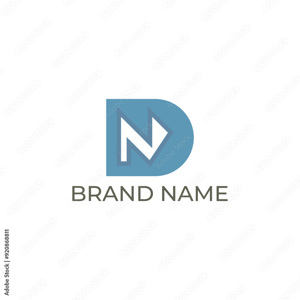 ILLUSTRATION LETTER DN GEOMETRIC LOGO ICON BLUE PASTEL COLOR TEMPLATE SIMPLE MINIMALIST ELEMENT DESIGN SIMPLE VECTOR GOOD FOR APPS, BRAND ILLUSTRATION LETTER DN GEOMETRIC LOGO ICON BLUE PASTEL COLOR TEMPLATE SIMPLE MINIMALIST ELEMENT DESIGN SIMPLE VECTOR GOOD FOR APPS, BRAND