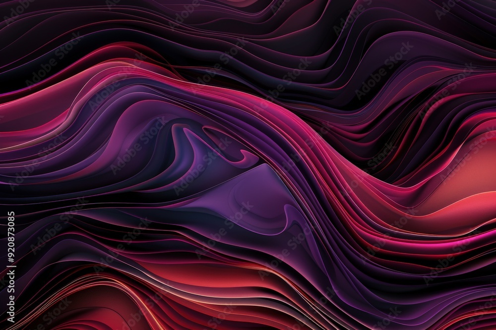Vibrant abstract background with flowing purple, orange, and pink silk-like fabric textures creating a smooth, wavelike pattern.. Beautiful simple AI generated image Vibrant abstract background with flowing purple, orange, and pink silk-like fabric textures creating a smooth, wavelike pattern.. Beautiful simple AI generated image