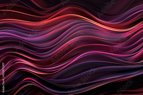 Vibrant abstract background with flowing purple, orange, and pink silk-like fabric textures creating a smooth, wavelike pattern.. Beautiful simple AI generated image