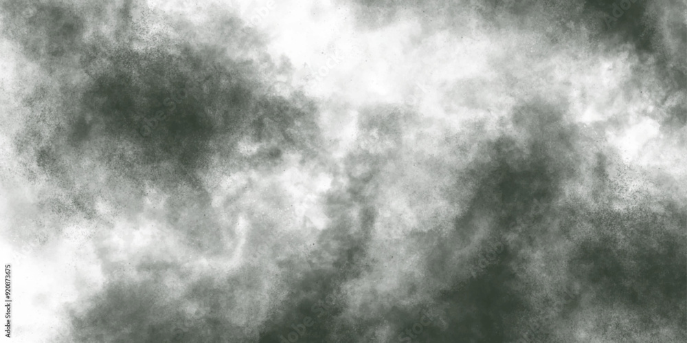 Abstract dynamic particles with soft white clouds on dark background. Realistic green smoke isolated on transparent white background. Watercolor wash aqua painted texture grungy design. Abstract dynamic particles with soft white clouds on dark background. Realistic green smoke isolated on transparent white background. Watercolor wash aqua painted texture grungy design.
