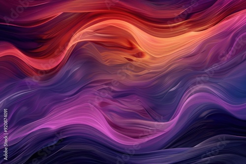 Wallpaper Mural red fluid, silk background - 3D Render. Beautiful simple AI generated image Torontodigital.ca