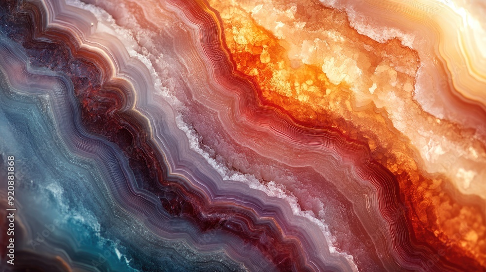 Gradient surface of agate rock Gradient surface of agate rock
