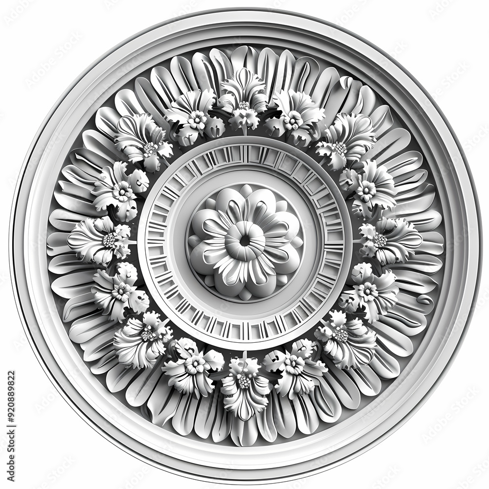 Vector round floral monochrome classic ornament. Greek meander. Patterns of Greece and ancient Rome. European border in a circle. Vector round floral monochrome classic ornament. Greek meander. Patterns of Greece and ancient Rome. European border in a circle.