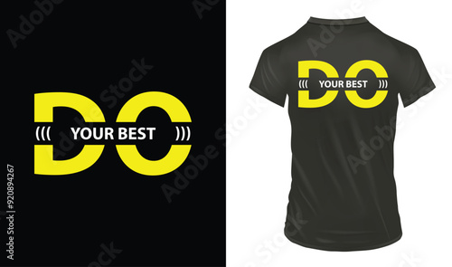 do your best printed t-shirt design