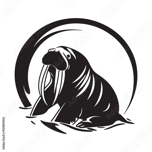 Walrus Vector Images. Illustration of an walrus Stock Vector Images photo