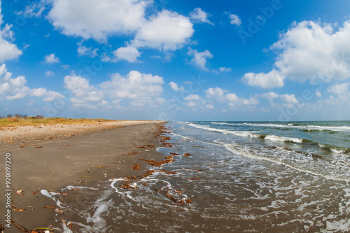 Beach on Grand Isle, Louisiana photo