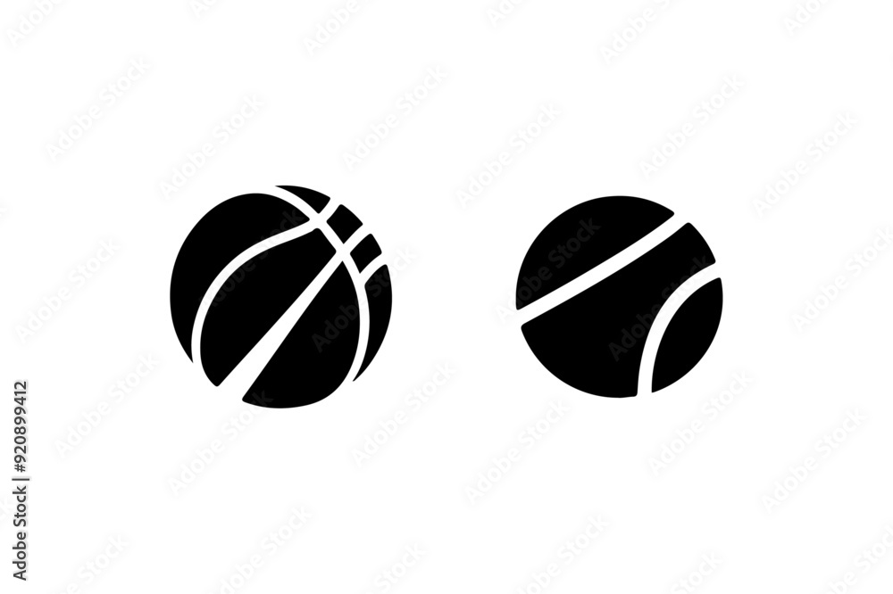 Set of Football silhouette vector illustration. Set of Football silhouette vector illustration.