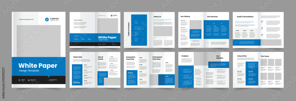 whitepaper template and white Paper Layout whitepaper template and white Paper Layout