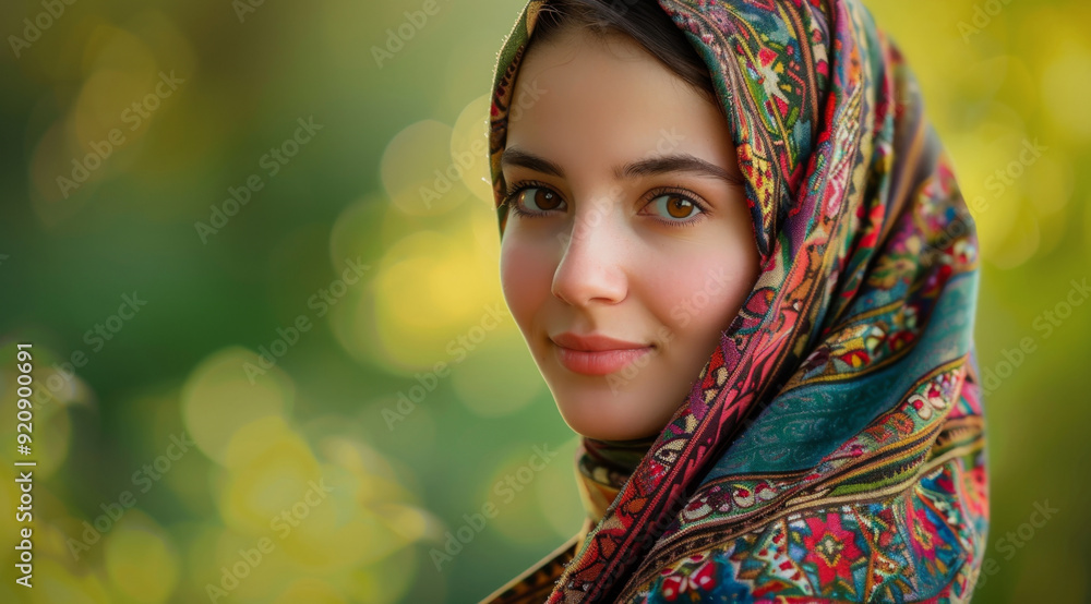 Portrait of smiling young arabian girl in black hijab looking at camera. Beautiful muslim lady Portrait of smiling young arabian girl in black hijab looking at camera. Beautiful muslim lady