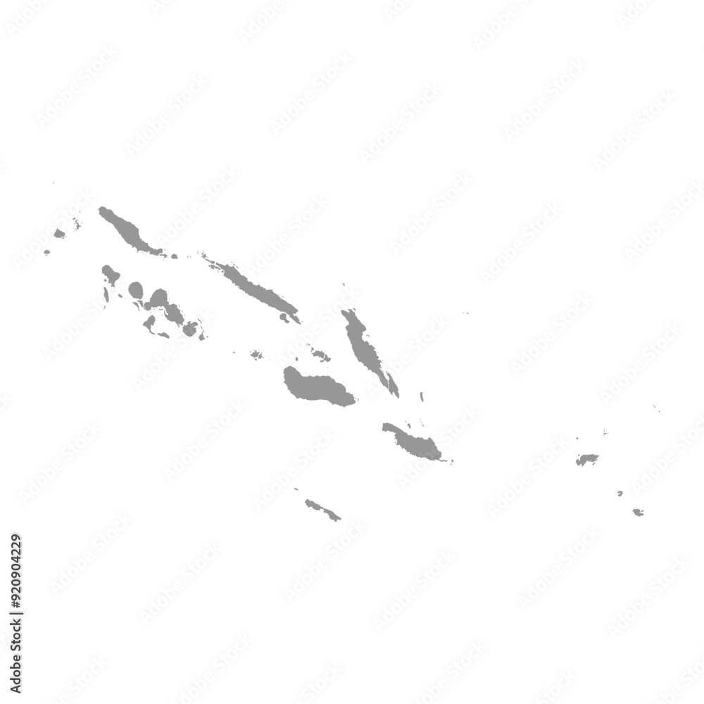 Solomon Islands map with administrative divisions. Vector illustration. Solomon Islands map with administrative divisions. Vector illustration.