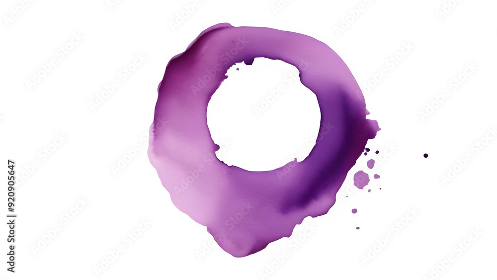 violet purple watercolor ring violet purple watercolor ring