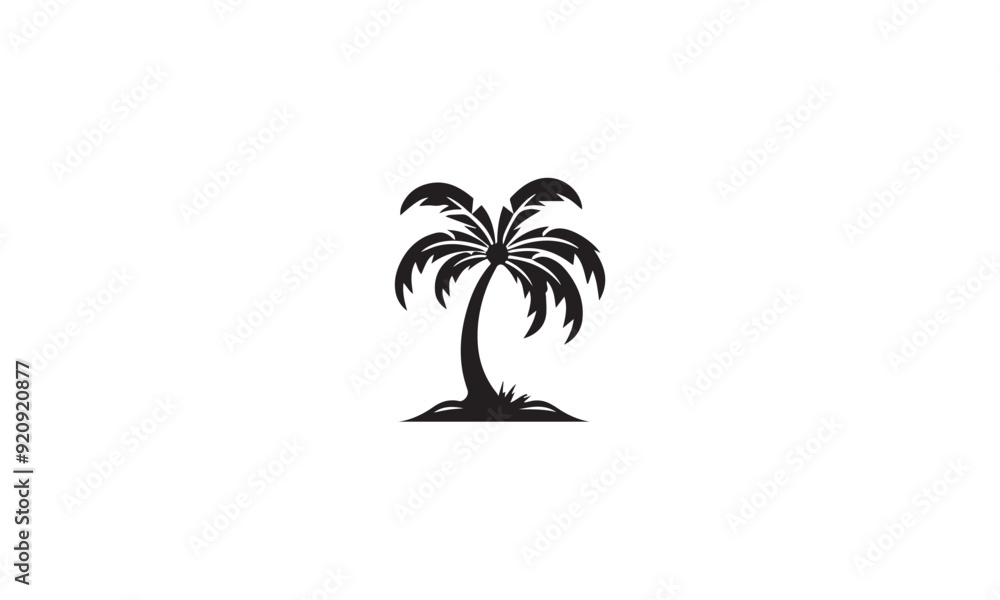 beach black logo concept vector template beach black logo concept vector template