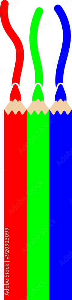 Fototapeta premium RGB Color Mode Illustration