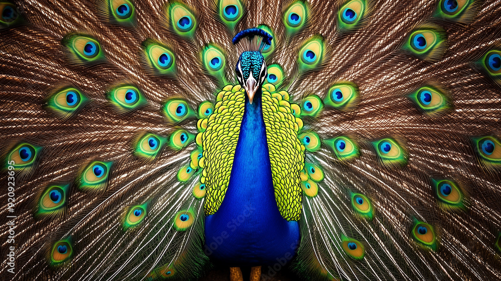 Obraz premium Majestic peacock