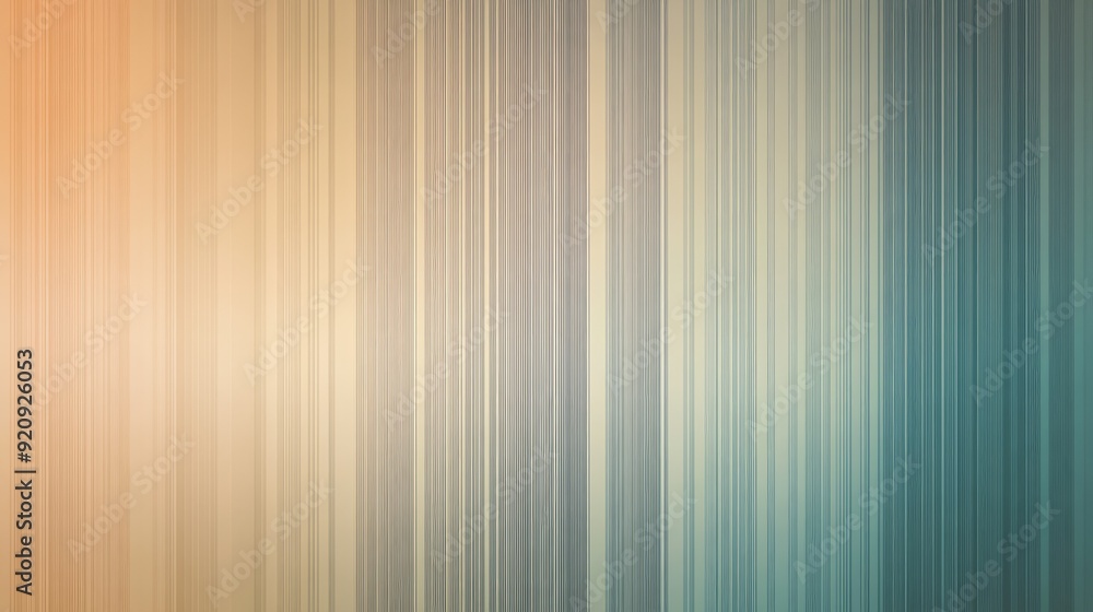 Fototapeta premium Modern abstract line paper backdrop with a grid of thin, vertical lines on a soft gradient, perfect for contemporary design projects