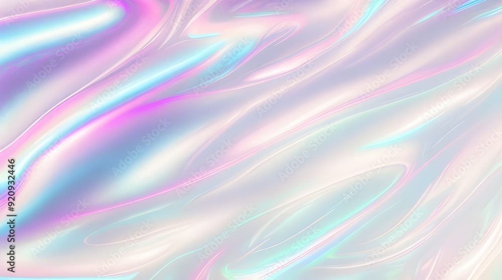 Holographic background seamless trendy iridescent light foil texture. Soft holographic pastel unicorn marble background pattern. Modern pearlescent blurry abstract swirl illustration. Holographic background seamless trendy iridescent light foil texture. Soft holographic pastel unicorn marble background pattern. Modern pearlescent blurry abstract swirl illustration.