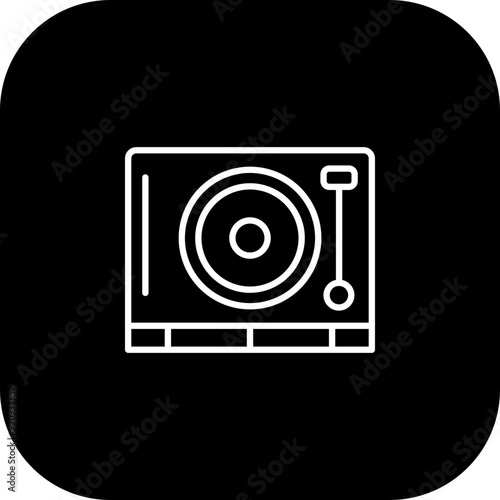 Vinyl Player Icon Design