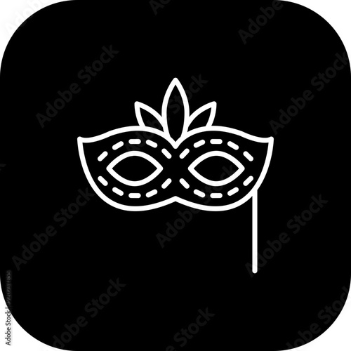 Carnival Mask Icon Design