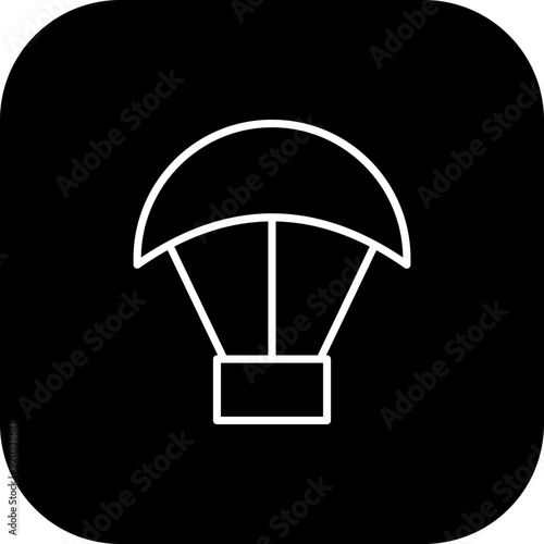 Paraglider premium Icon Design