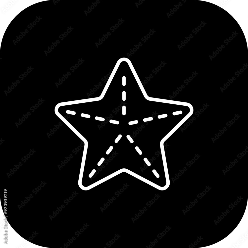Starfish Icon Design Starfish Icon Design