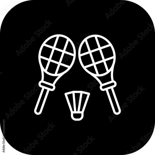 Badminton Icon Design