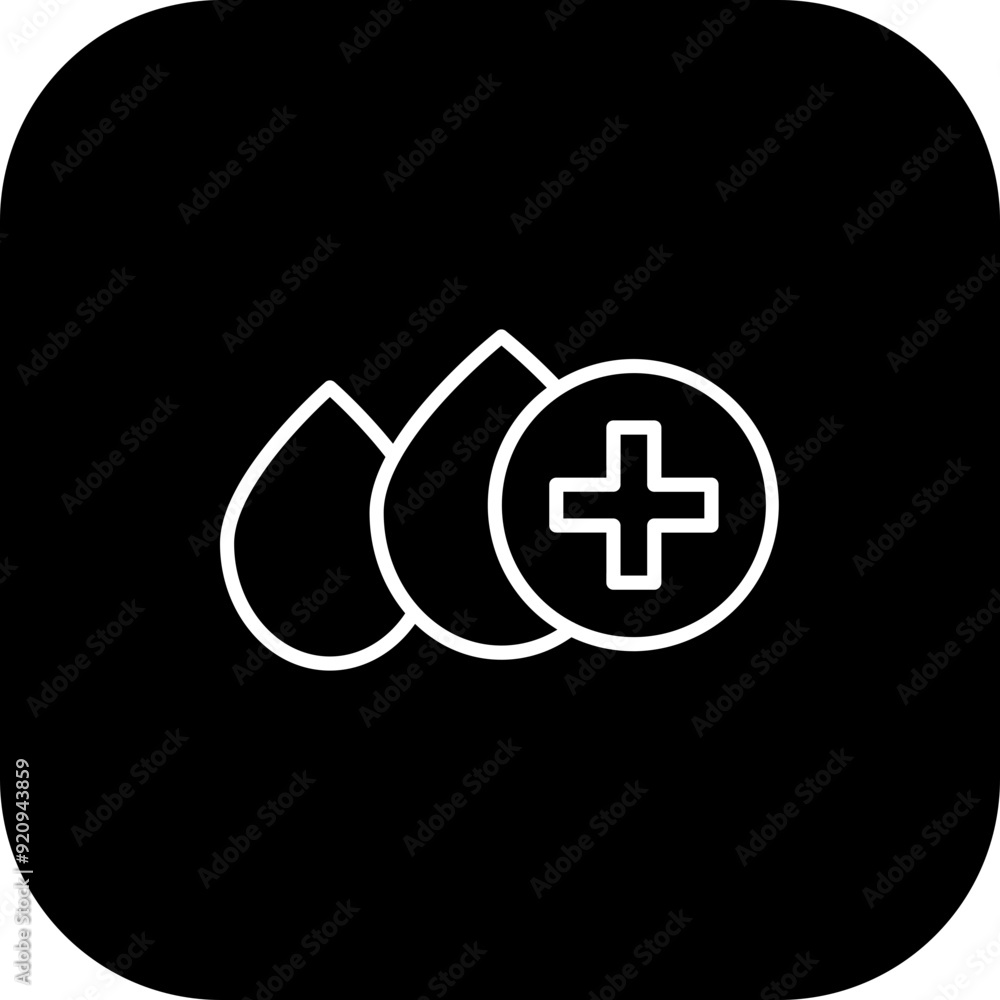 Obraz premium Blood Donation Icon Design