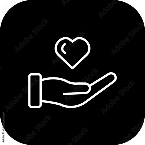 Give Love Icon Design photo