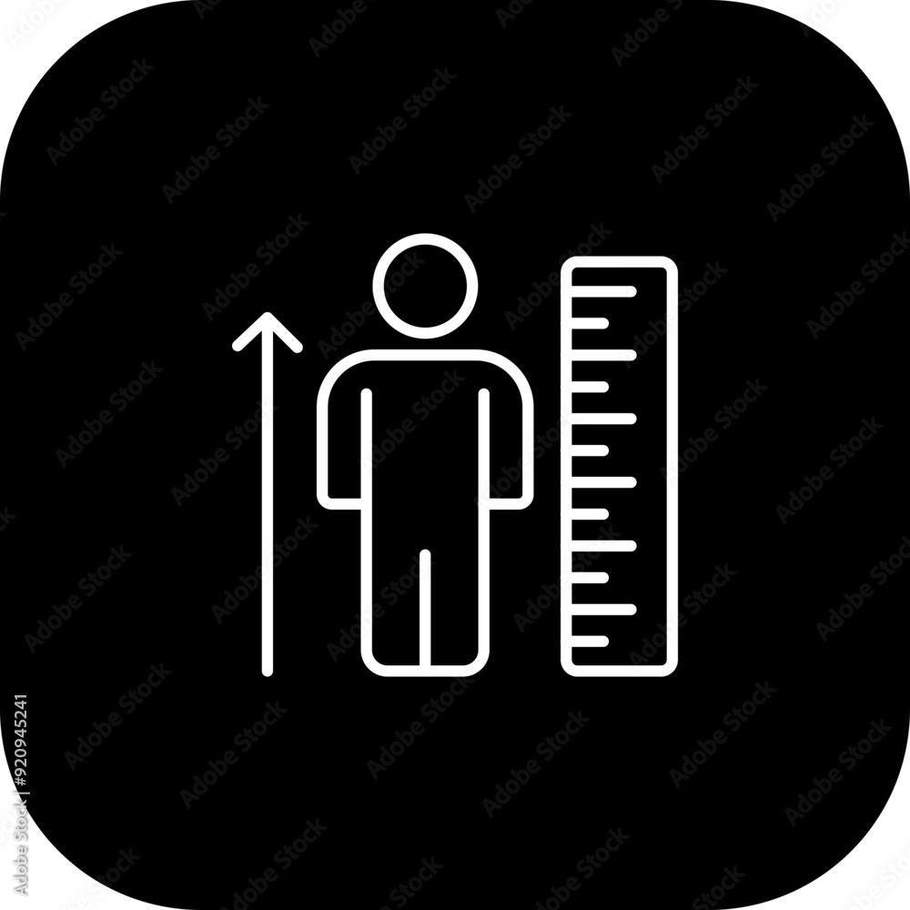 Height Scale Icon Design Height Scale Icon Design